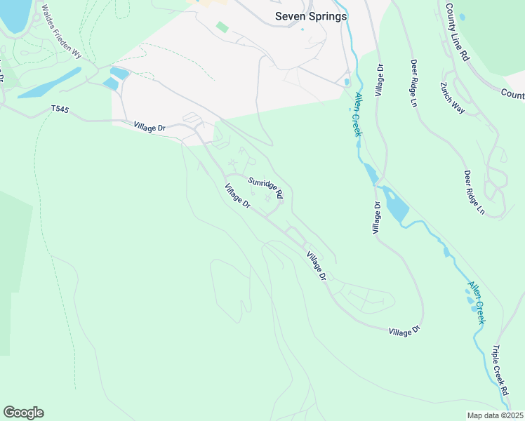 map of restaurants, bars, coffee shops, grocery stores, and more near Sunridge Road in Champion