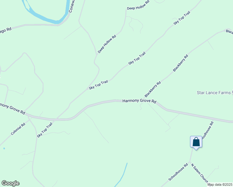 map of restaurants, bars, coffee shops, grocery stores, and more near 5971 Harmony Grove Road in Dover