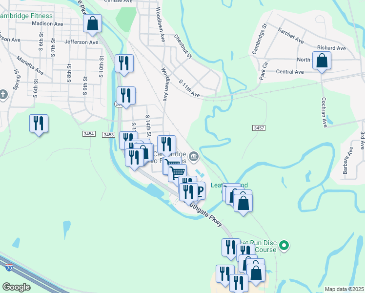 map of restaurants, bars, coffee shops, grocery stores, and more near 9 Burgess Avenue in Cambridge