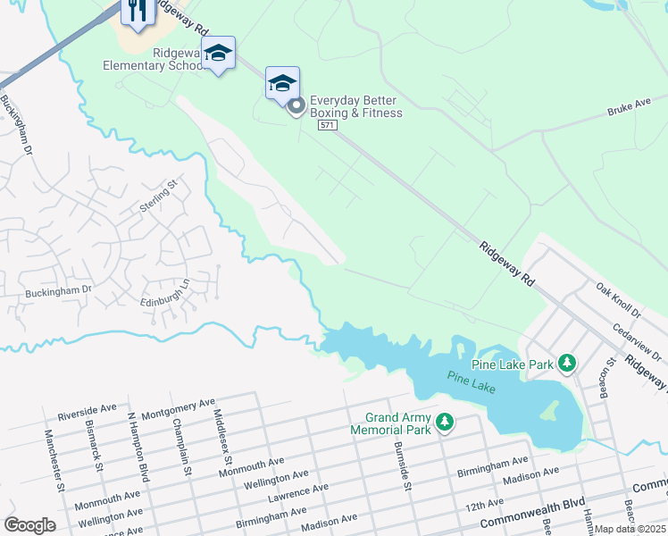 map of restaurants, bars, coffee shops, grocery stores, and more near 608 Waterford Drive in Manchester Township