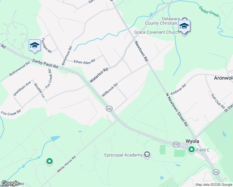 map of restaurants, bars, coffee shops, grocery stores, and more near 1115 Prescott Road in Berwyn
