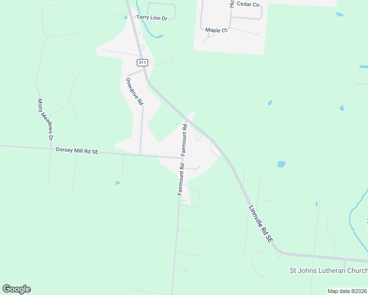 map of restaurants, bars, coffee shops, grocery stores, and more near 5281 Fairmont Road Southeast in Heath