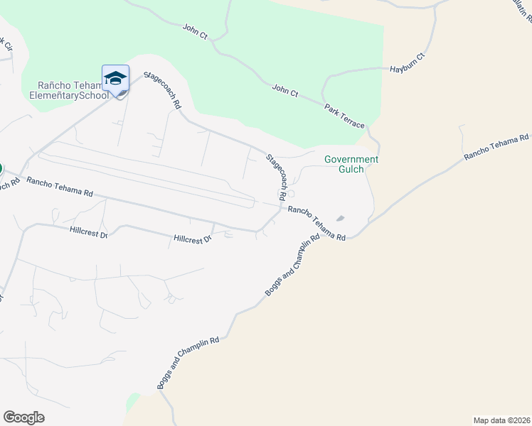 map of restaurants, bars, coffee shops, grocery stores, and more near Airfield Landing Strip in Red Bluff