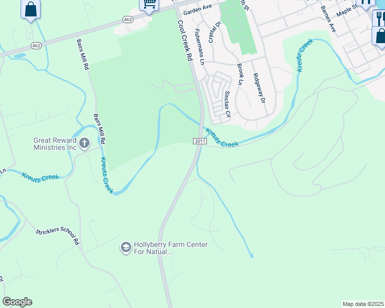 map of restaurants, bars, coffee shops, grocery stores, and more near 314 Cool Creek Road in Wrightsville