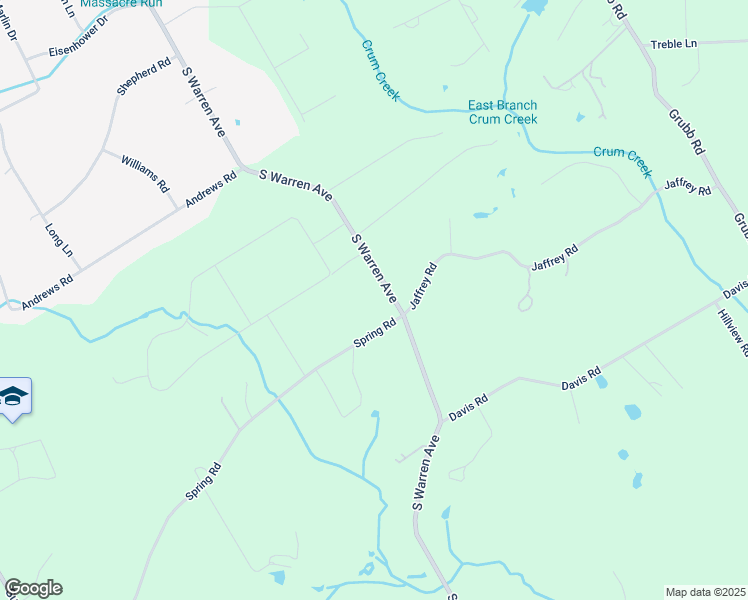 map of restaurants, bars, coffee shops, grocery stores, and more near 652 South Warren Avenue in Malvern