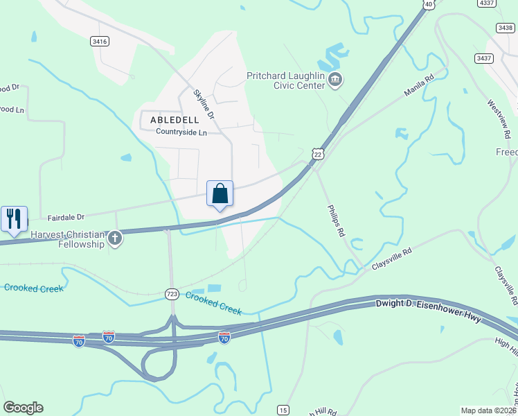 map of restaurants, bars, coffee shops, grocery stores, and more near 6601 Glenn Highway in Cambridge