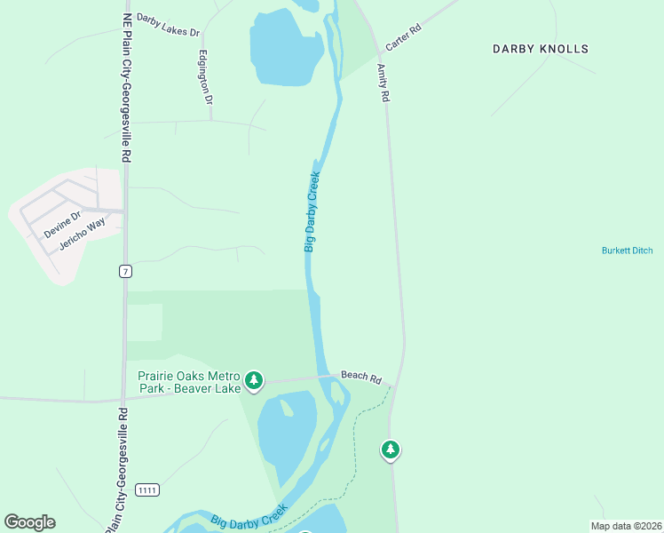 map of restaurants, bars, coffee shops, grocery stores, and more near 3311 Amity Road in Hilliard