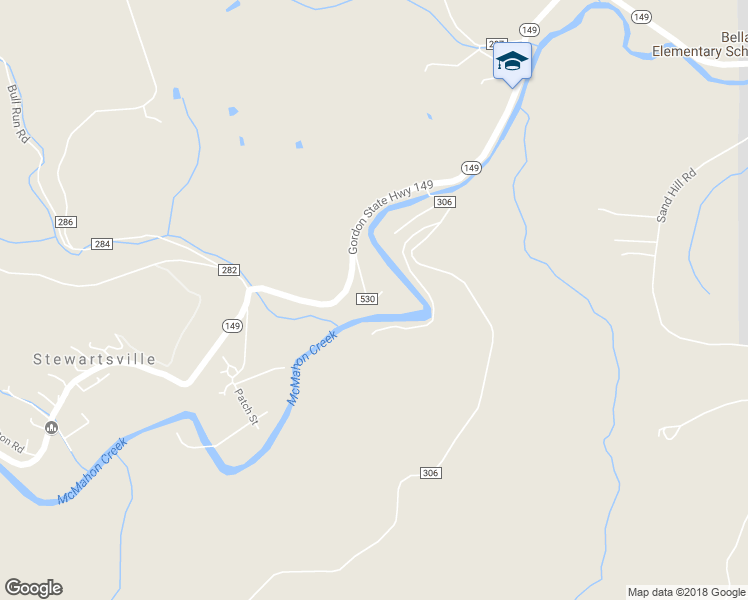 map of restaurants, bars, coffee shops, grocery stores, and more near 43950 Clark Lane in Saint Clairsville