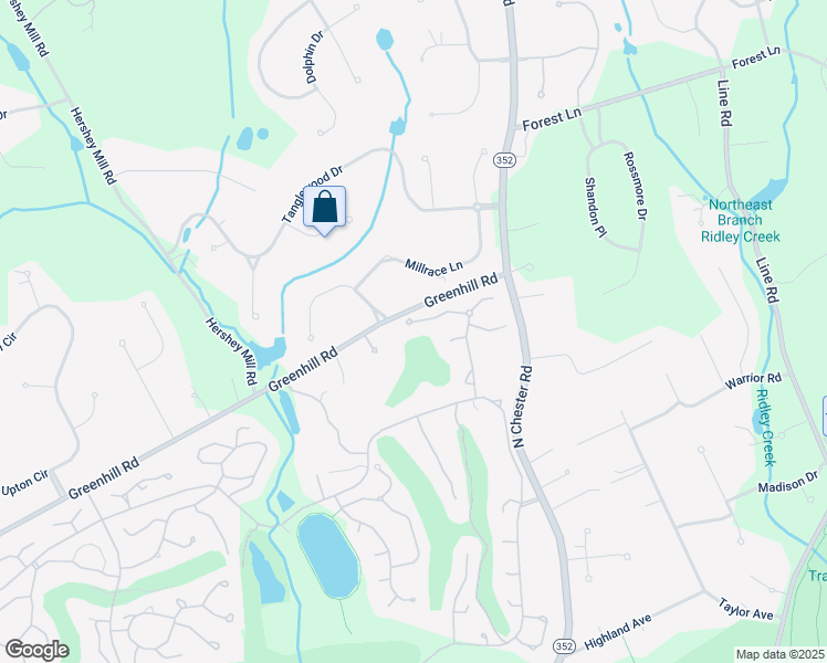 map of restaurants, bars, coffee shops, grocery stores, and more near 725 Inverness Drive in West Chester