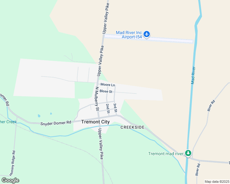 map of restaurants, bars, coffee shops, grocery stores, and more near 401 Blose Street in Urbana