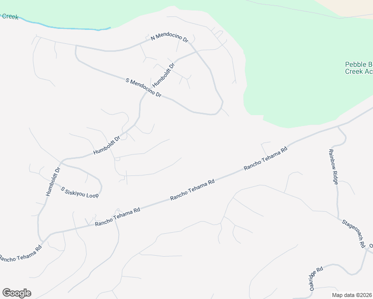 map of restaurants, bars, coffee shops, grocery stores, and more near 15803 El Dorado Drive in Red Bluff