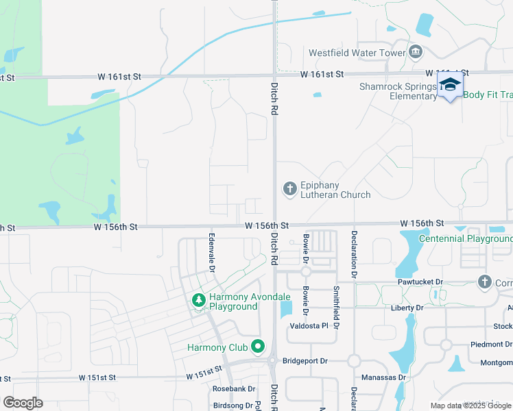map of restaurants, bars, coffee shops, grocery stores, and more near 1409 Andante Way in Carmel