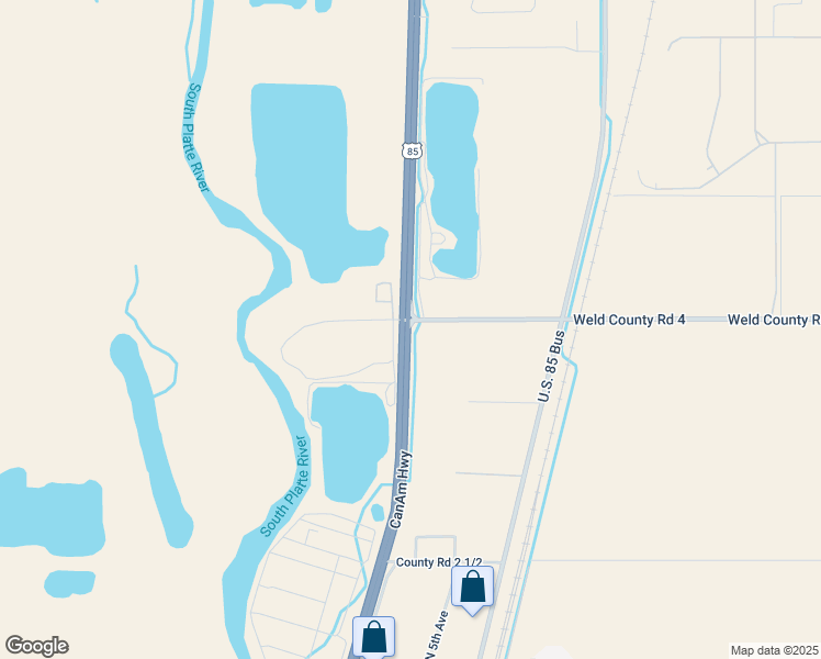 map of restaurants, bars, coffee shops, grocery stores, and more near 985 U.S. 85 in Brighton