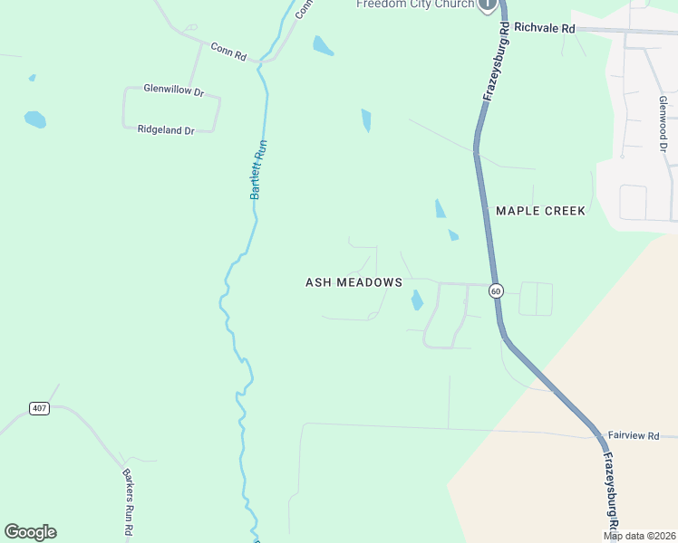 map of restaurants, bars, coffee shops, grocery stores, and more near 2920 Ash Meadows Boulevard in Zanesville