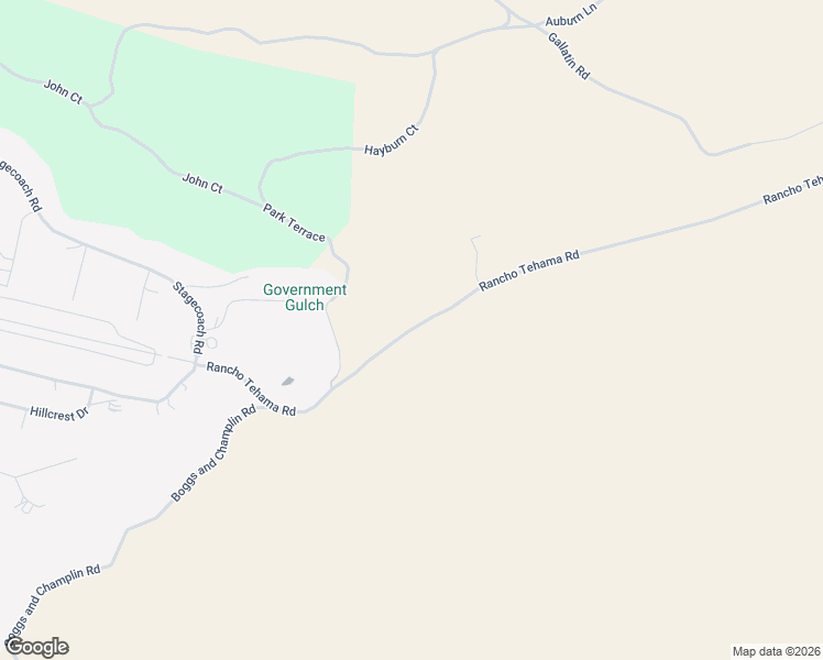 map of restaurants, bars, coffee shops, grocery stores, and more near Rancho Tehama Rd in Tehama