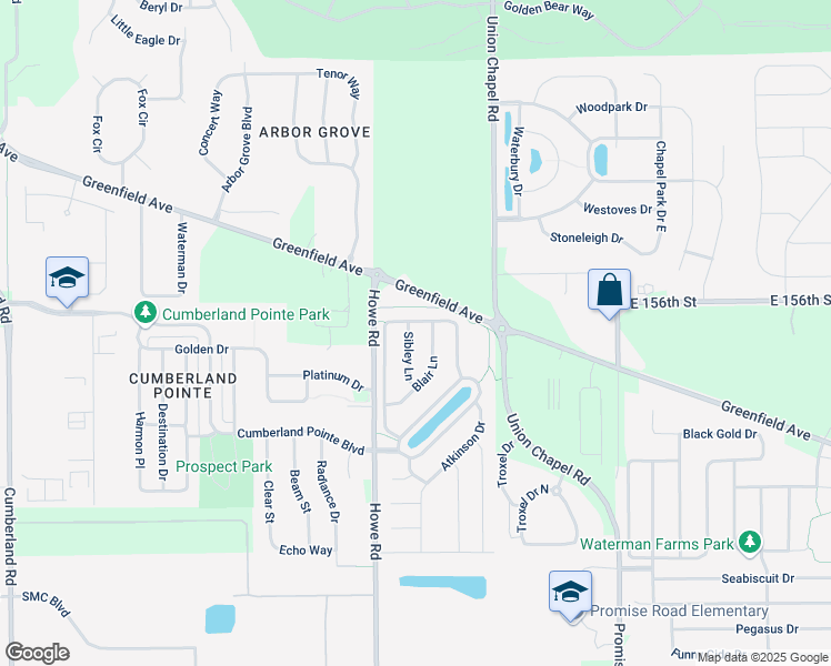 map of restaurants, bars, coffee shops, grocery stores, and more near 10712 Landsbrook Run West in Noblesville