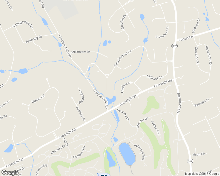 map of restaurants, bars, coffee shops, grocery stores, and more near 1203 Burning Bush Lane in West Chester