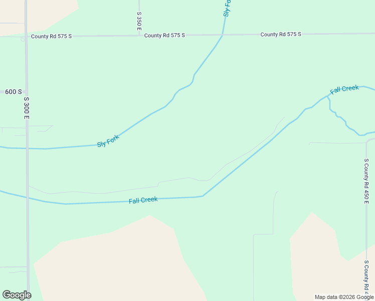 map of restaurants, bars, coffee shops, grocery stores, and more near 3646 East 640 South in Markleville
