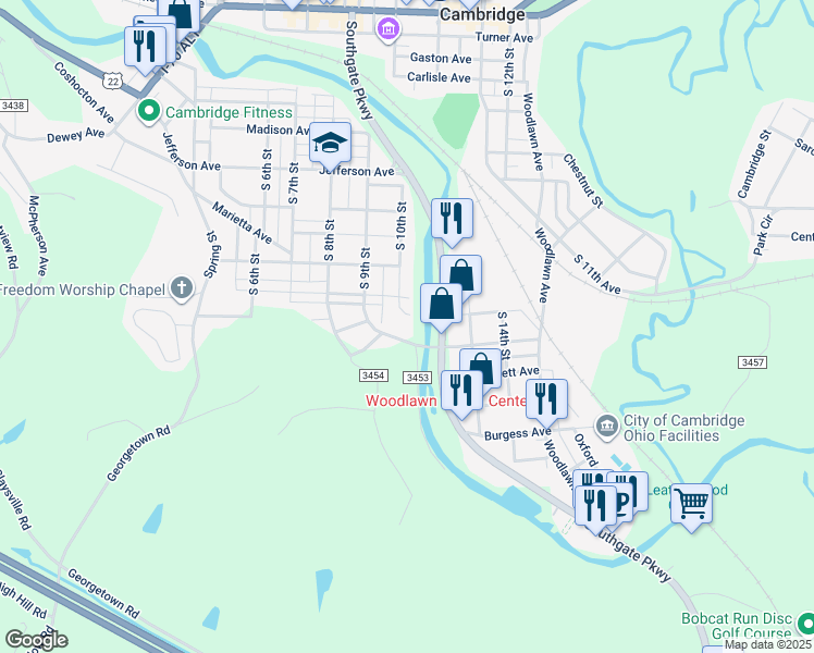 map of restaurants, bars, coffee shops, grocery stores, and more near 763 South 9th Street in Cambridge