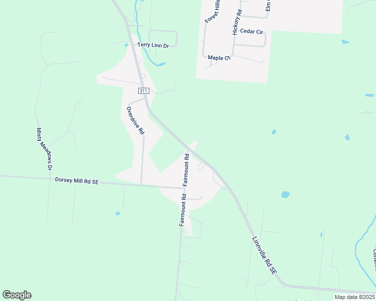 map of restaurants, bars, coffee shops, grocery stores, and more near 5201 Fairmont Road Southeast in Heath