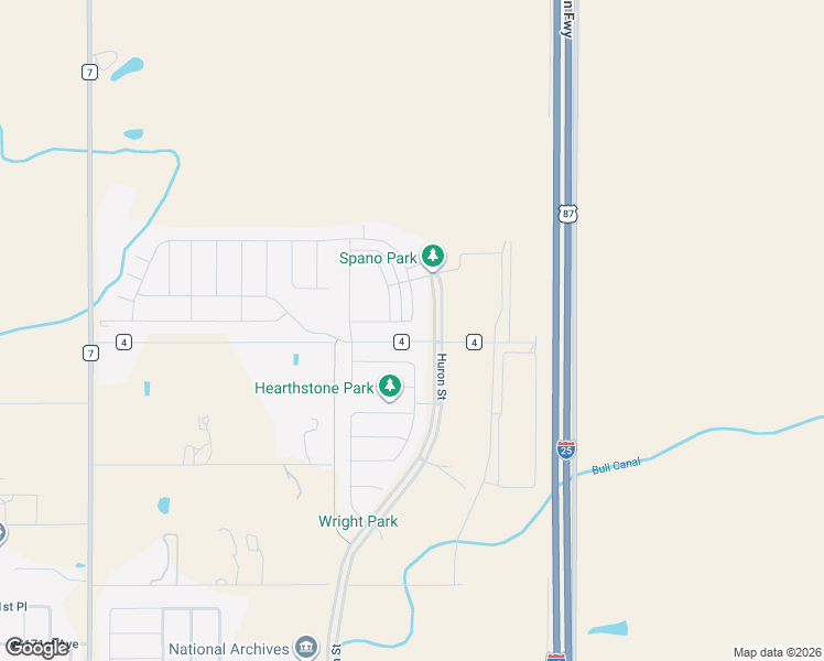 map of restaurants, bars, coffee shops, grocery stores, and more near 500 176th Avenue in Broomfield