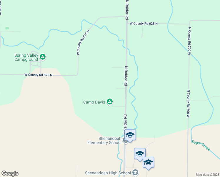 map of restaurants, bars, coffee shops, grocery stores, and more near 5733 North Raider Road in Middletown