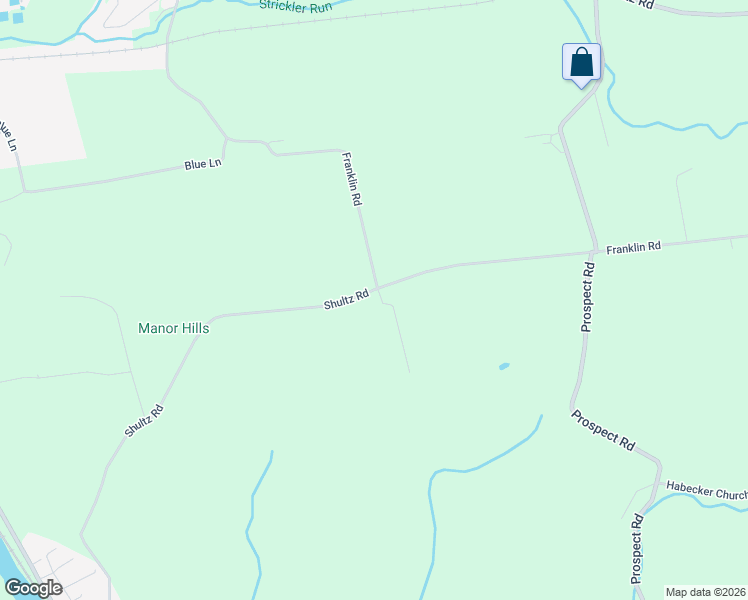 map of restaurants, bars, coffee shops, grocery stores, and more near 674 Shultz Road in Washington Boro