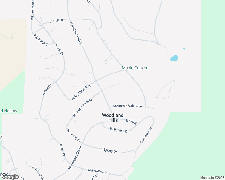 map of restaurants, bars, coffee shops, grocery stores, and more near 35 East Lake View Way in Woodland Hills