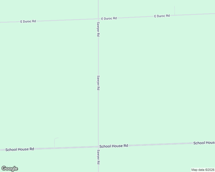 map of restaurants, bars, coffee shops, grocery stores, and more near 12900-12998 Sawyer Road in Maroa