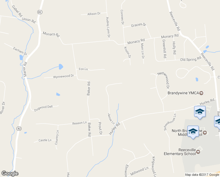 map of restaurants, bars, coffee shops, grocery stores, and more near 90 Jamie Lane in Coatesville