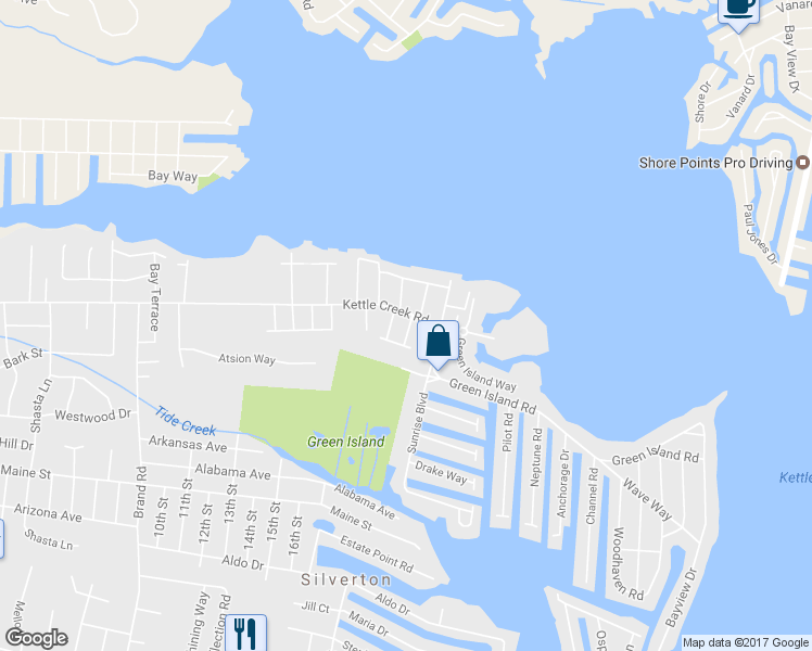 map of restaurants, bars, coffee shops, grocery stores, and more near 16 Pollys Park Drive in Toms River