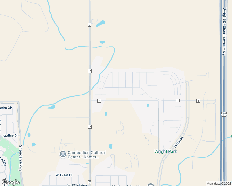map of restaurants, bars, coffee shops, grocery stores, and more near 711 176th Avenue in Broomfield