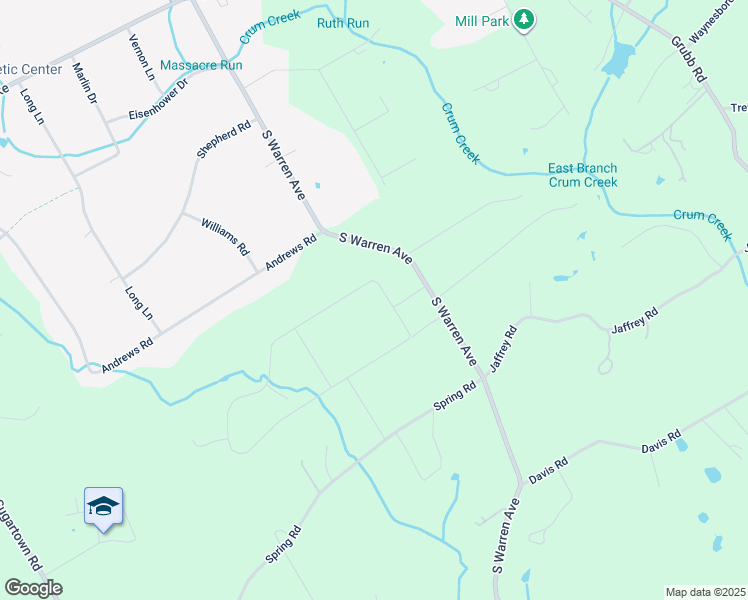 map of restaurants, bars, coffee shops, grocery stores, and more near 1 Laurel Circle in Malvern