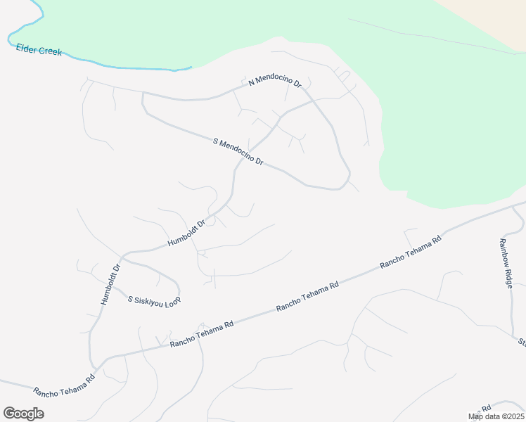 map of restaurants, bars, coffee shops, grocery stores, and more near 15785 Placer Court in Corning