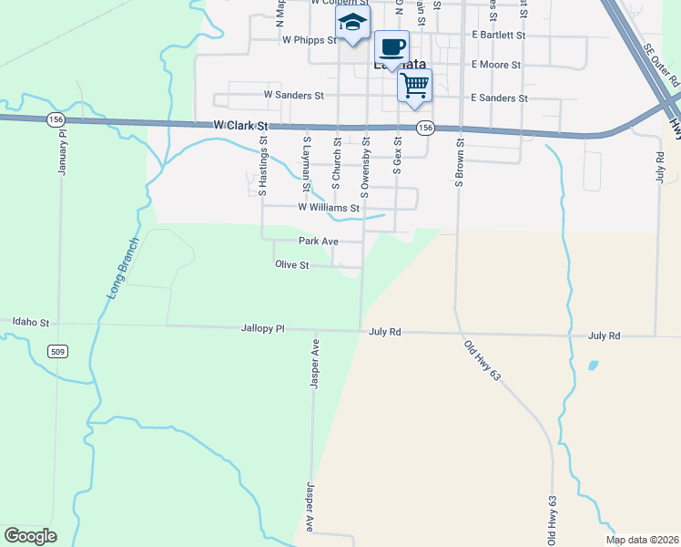 map of restaurants, bars, coffee shops, grocery stores, and more near 208 Union Street in La Plata