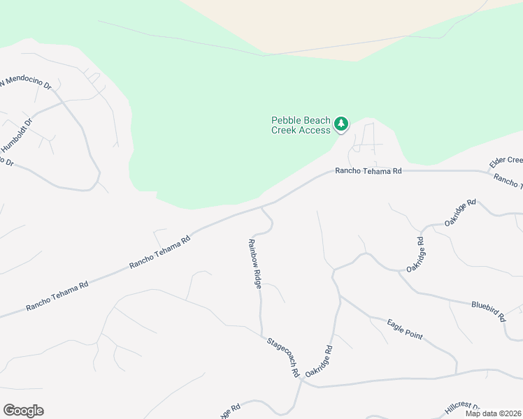 map of restaurants, bars, coffee shops, grocery stores, and more near 7363 Rainbow Ridge in Corning