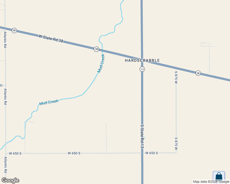 map of restaurants, bars, coffee shops, grocery stores, and more near 6199 Indiana 13 in Pendleton