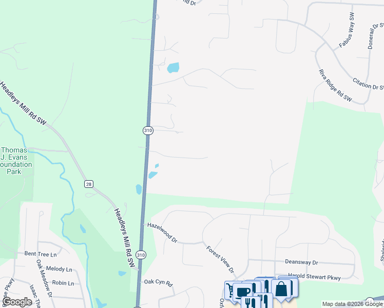 map of restaurants, bars, coffee shops, grocery stores, and more near 5011 Hazelton-Etna Road Southwest in Pataskala