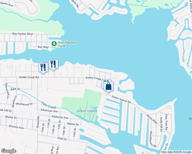 map of restaurants, bars, coffee shops, grocery stores, and more near 296 Cambourne Drive in Toms River