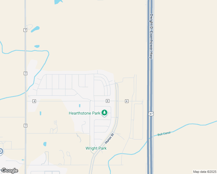 map of restaurants, bars, coffee shops, grocery stores, and more near 17707 Olive Street in Broomfield