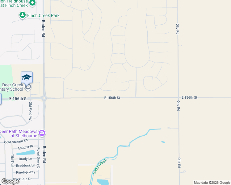 map of restaurants, bars, coffee shops, grocery stores, and more near 13360 East 156th Street in Noblesville