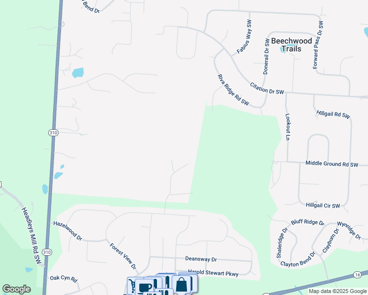 map of restaurants, bars, coffee shops, grocery stores, and more near 942 Middle Ground Road Southwest in Pataskala