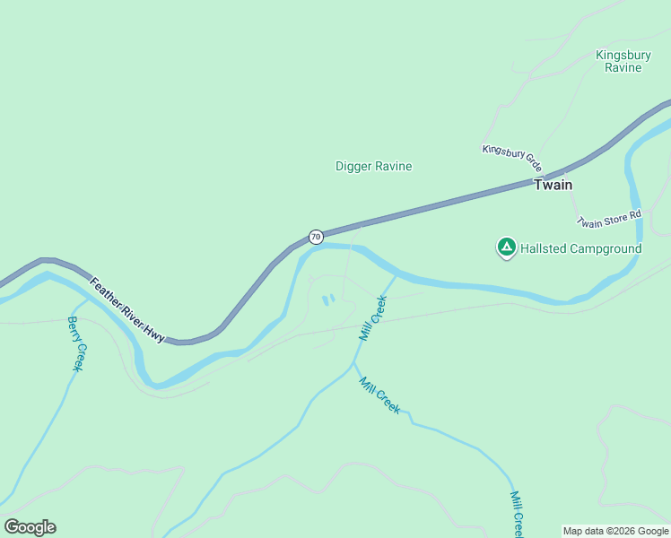 map of restaurants, bars, coffee shops, grocery stores, and more near 1-169 Riverview Ln in Twain