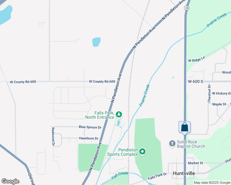 map of restaurants, bars, coffee shops, grocery stores, and more near 678 North Pendleton Avenue in Pendleton