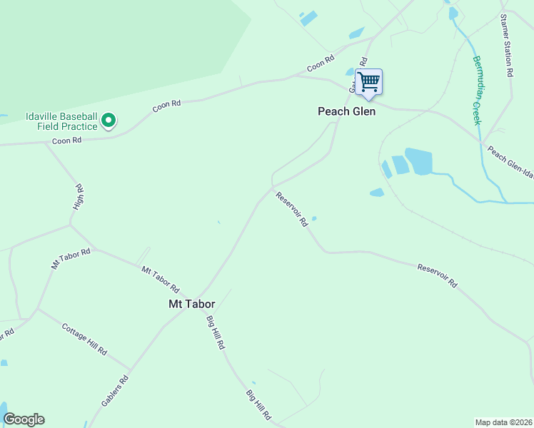 map of restaurants, bars, coffee shops, grocery stores, and more near 1451 Gablers Road in Gardners