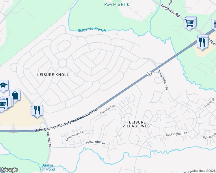map of restaurants, bars, coffee shops, grocery stores, and more near 35 Flintshire Terrace in Manchester Township