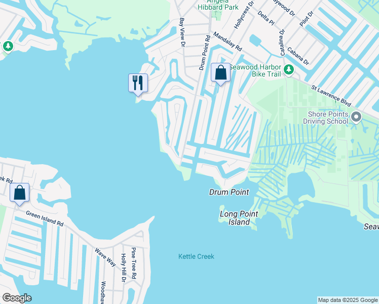 map of restaurants, bars, coffee shops, grocery stores, and more near 3 Paul Jones Drive in Brick Township
