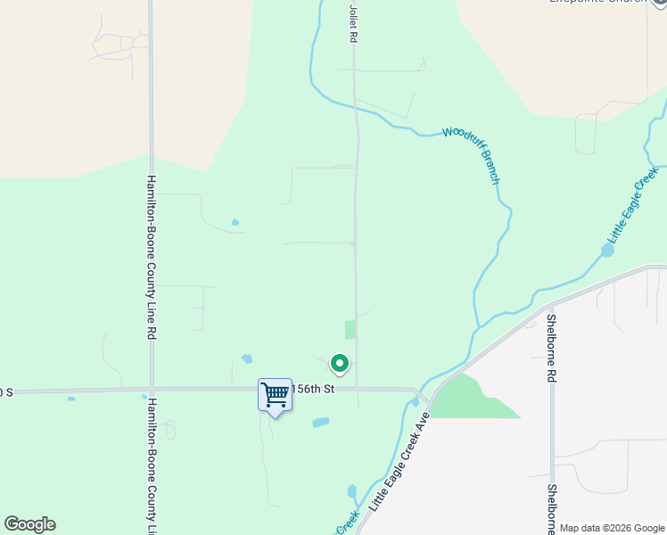 map of restaurants, bars, coffee shops, grocery stores, and more near 15858 Joliet Road in Westfield