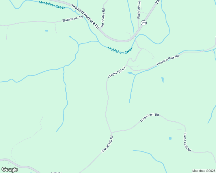 map of restaurants, bars, coffee shops, grocery stores, and more near 64021 Chapel Hill Road in Belmont