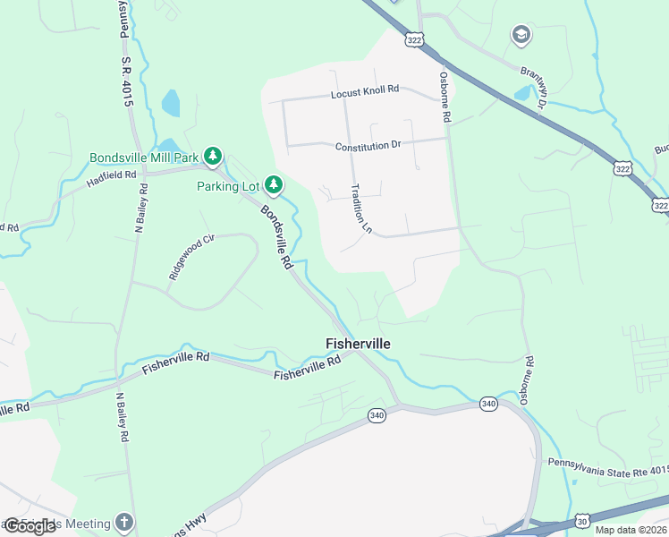 map of restaurants, bars, coffee shops, grocery stores, and more near 4 Raymond Circle in Downingtown